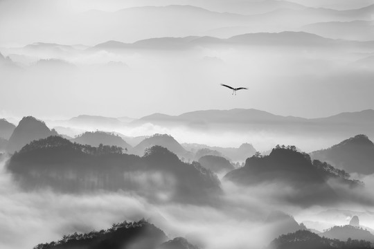 意境水墨山水