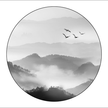 水墨山水 寫意中國風(fēng) 未分層