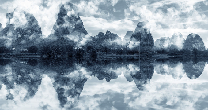 水墨山水