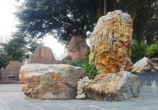 公園假山