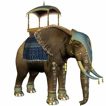 大象與Howdah