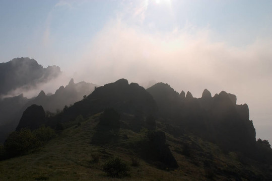 山上的霧