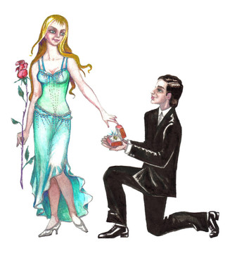 婚姻提案的股票說明