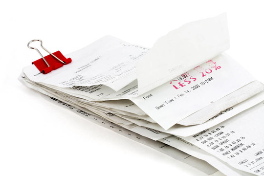 現(xiàn)金登記收據(jù)