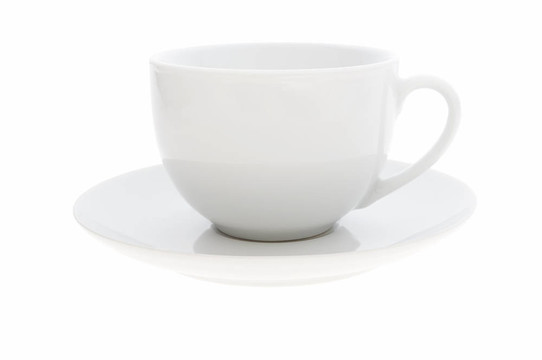 白色的咖啡杯