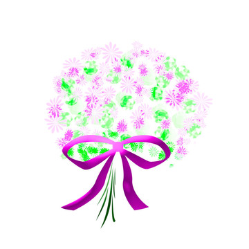 粉彩花束