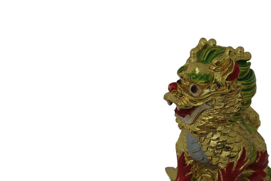 中國龍；樹脂鑄造-象征龍年