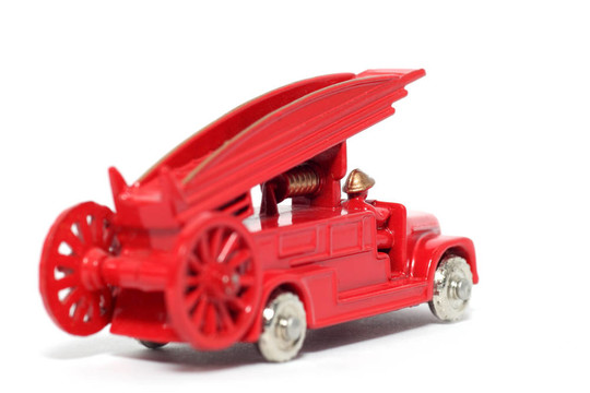 舊玩具消防車
