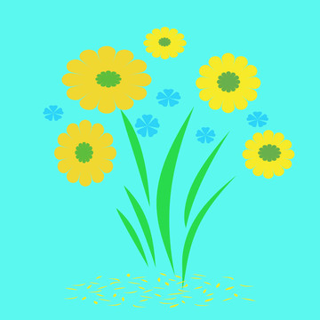 黃色的花