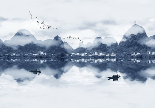水墨山水