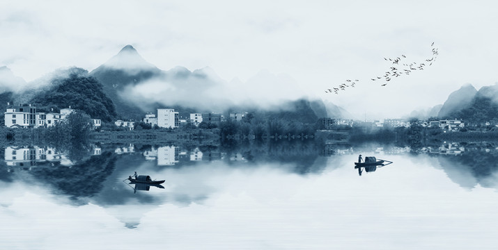 水墨山水
