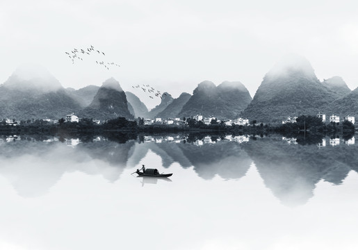 水墨山水