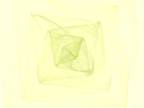 綠色的扭曲