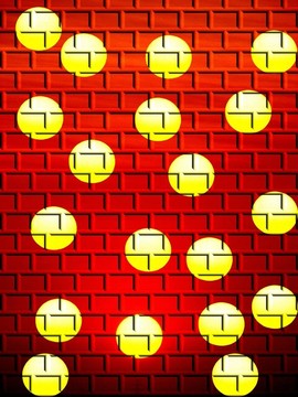 金色的太陽圖案