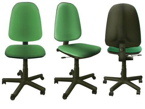 辦公室綠色椅子3