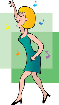 女人跳舞