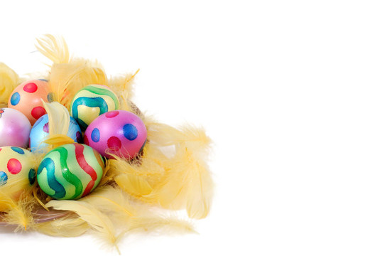 多彩彩繪裝飾復(fù)活節(jié)雞蛋