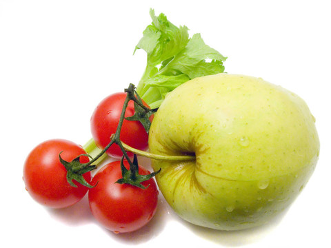 還有一個(gè)蔬菜和一個(gè)蘋果的生活