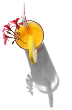熱帶飲料和陰影