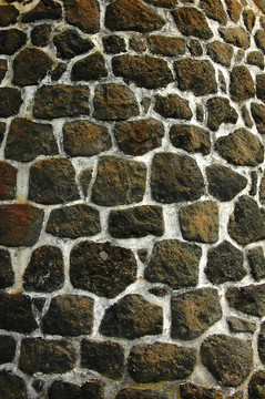 典型的Azores Stone wall