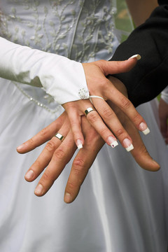 在翅片上的結(jié)婚戒指