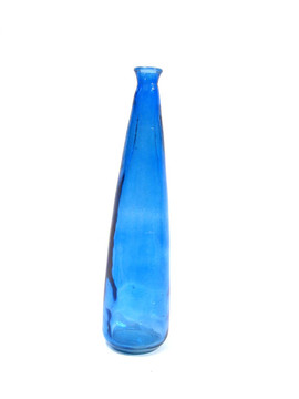 藍(lán)色花瓶或白色背景瓶
