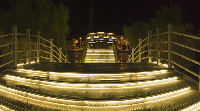 公園夜色