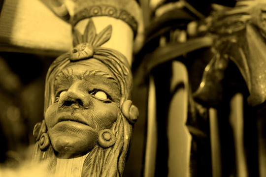 美國(guó)印第安人的工藝品