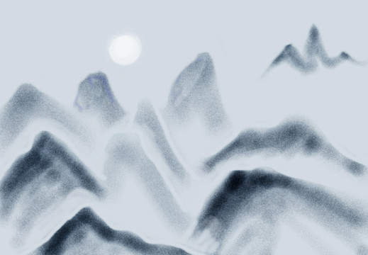 水墨山水 古典簡(jiǎn)約 合層