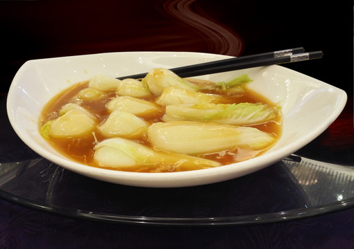 水煮白菜
