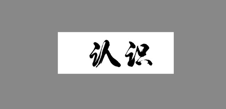 認(rèn)識(shí)