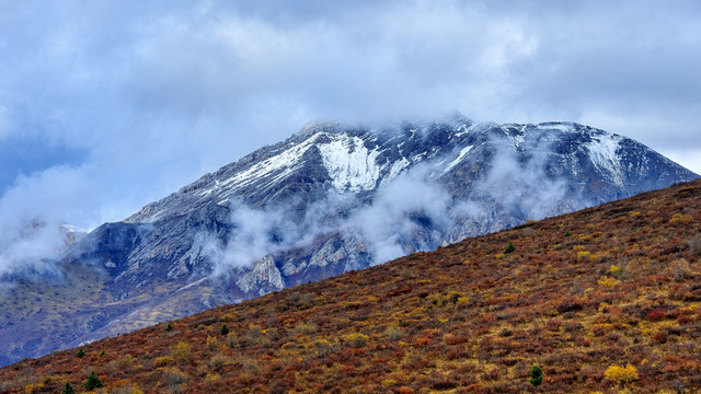 雪山 川西風(fēng)光