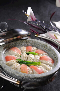養(yǎng)生魚湯餃