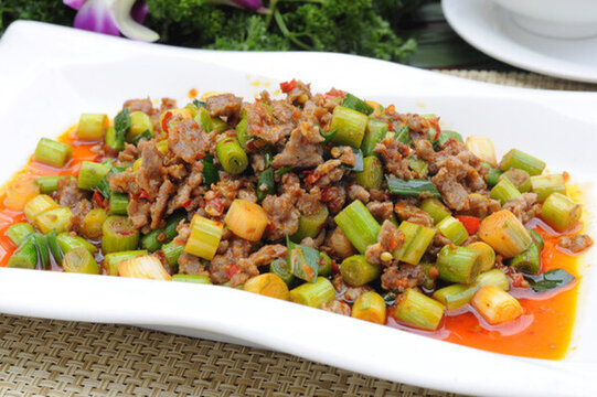 小炒牛肉粒