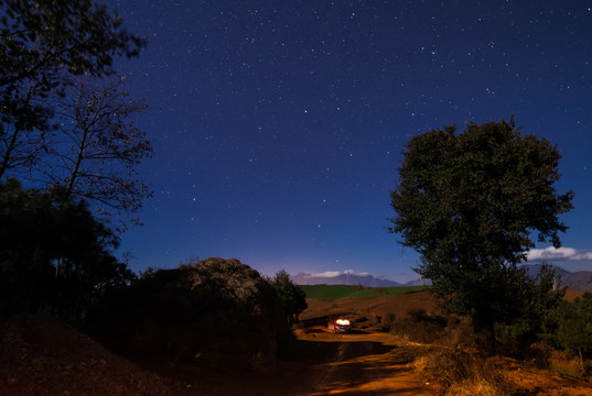 紅土地星空夜景