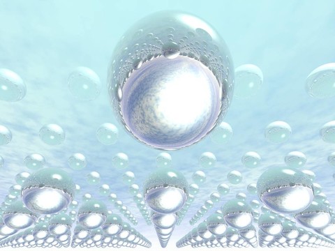 無窮.3D渲染。