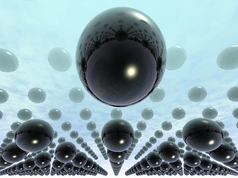 無窮.3D渲染。