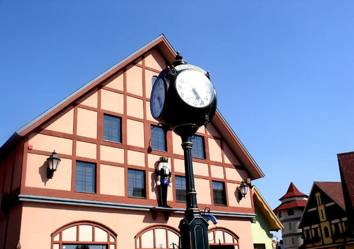 時鐘在FRANKENMUTH