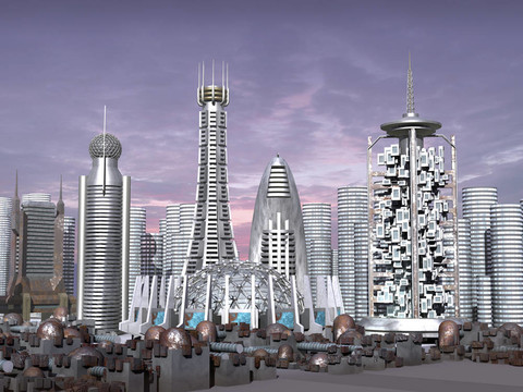 科幻城市3D模型