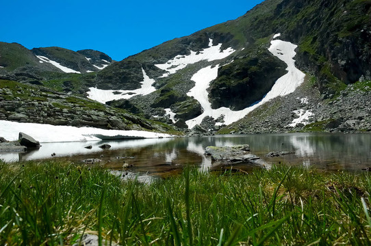 保加利亞山區(qū)高山湖泊