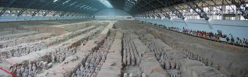 所有的赤陶土戰(zhàn)士軍；Zian；中國；全景