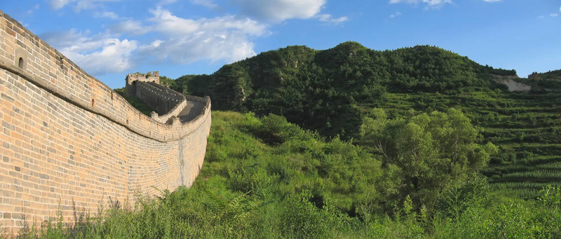 長(zhǎng)城，中國(guó)的細(xì)節(jié)；中國(guó)；全景