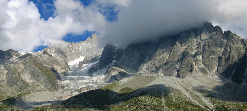冰與云天海；Mont Blanc；法國；阿爾卑斯山