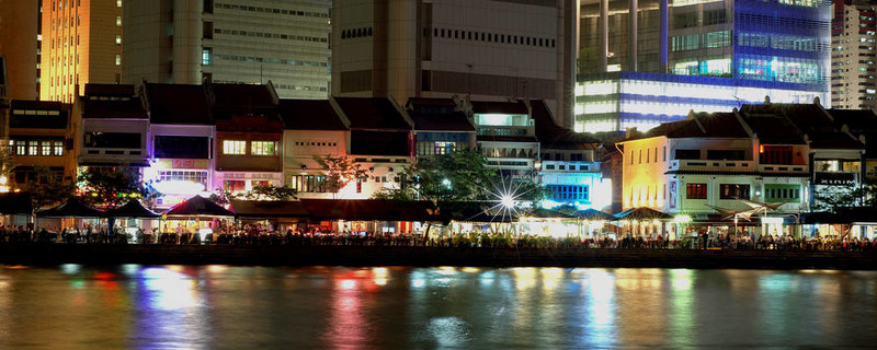 新加坡的夜景