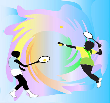 網(wǎng)球的人