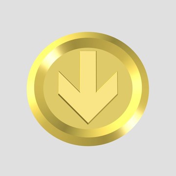 金箭頭圖標(biāo)