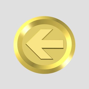 金箭頭圖標(biāo)