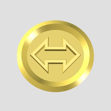 金箭頭圖標(biāo)