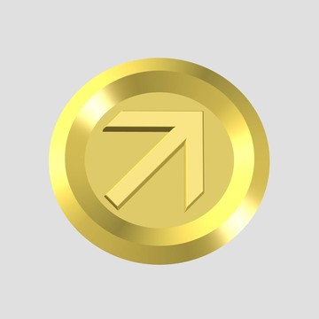 金箭頭圖標(biāo)