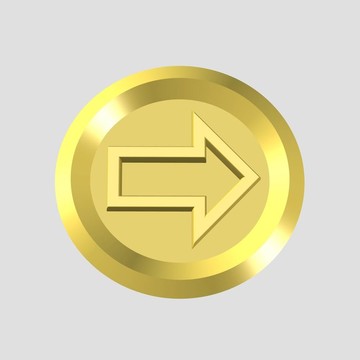 金箭頭圖標(biāo)